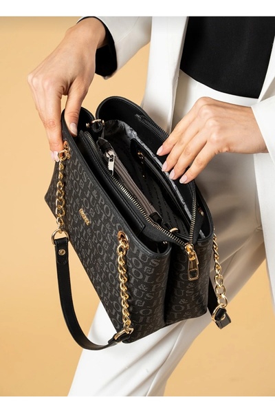 Just Polo حقيبة كتف وصليب للنساء من Justpolo مكونة من 4 أقسام