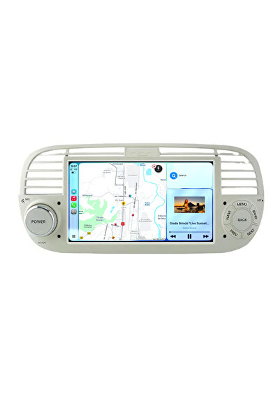 NavStore Dedicated Navigation Fiat 500 (2007-2015), 7Inch, 4Gb Ram, 64Gb storage, Apple Carplay/Android Auto