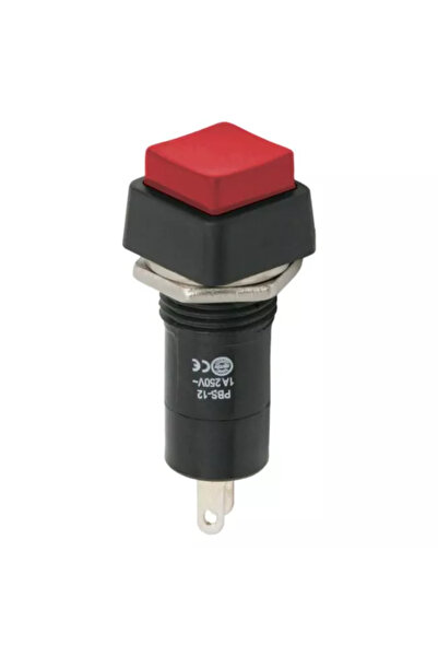 OEM Intrerupator 1 circuit 1A 250V OFF-ON rosu cu retinere