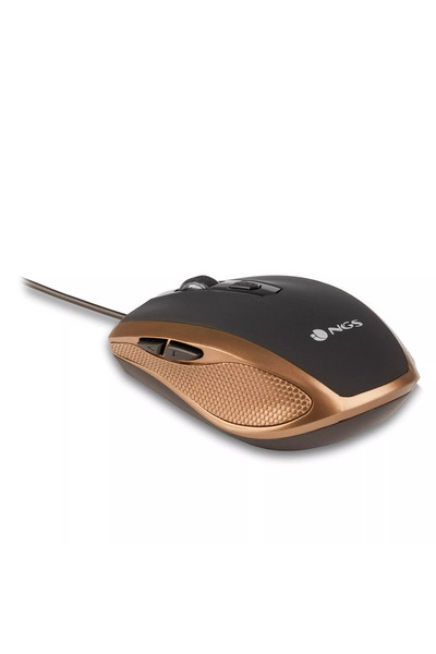 NGS USB optical mouse 800/1600dpi gold