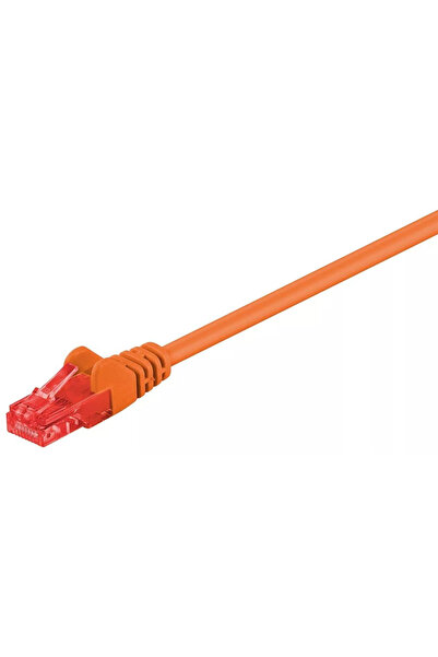 goobay UTP CAT6 cable, 2m, orange patch cord
