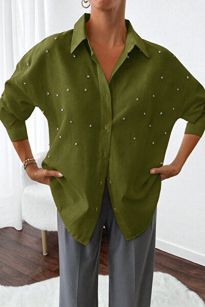 Basko fashion Stone Embroidered Salash Shirt