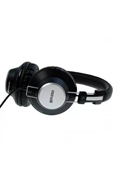 Maxell Black retro DJ stereo headphones