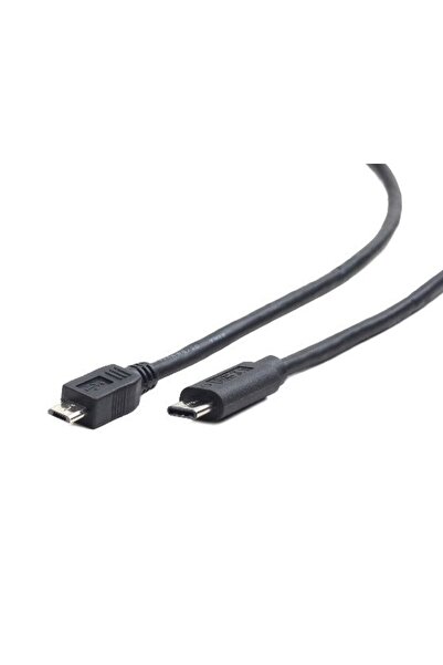 Gembird Cablu USB2.0 B micro mufa - USB type C mufa 1m negru PVC CCP-USB2-MBMCM-1M