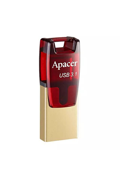 Apacer Flash memory AH180 USB 3.2 - USB TYPE C 32GB OTG red AP32GAH180R-1