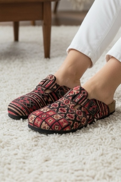 LAND OF CORK LC Anatomical Unisex Natural Cork Sole Rug - Felt Slippers