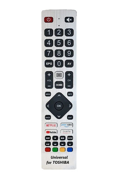 OEM Universal remote control compatible with TOSHIBA TV 45 Keys (599)