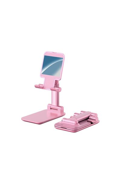 CHOETECH Suport reglabil de birou pentru telefon si tableta H88-PK-HW roz