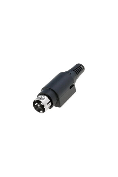 Ninigi Mufa conector alimentare DC tata 3 pini lipire 6.5mm montare pe cablu PC-MDP-401-3P