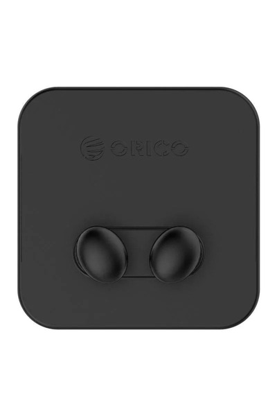 Orico Suport cabluri WT2 negru silicon banda adeziva aplicata 1 locas cablu 60x60x23mm 2 suporti