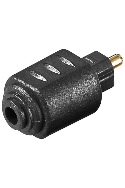 goobay Mini-TOSLINK adapter 3.5 mm female to TOSLINK male Gold plated 11924