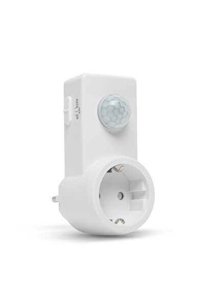 DELIGHT Motion sensor socket 120 10m 1200W IP20 white 18697