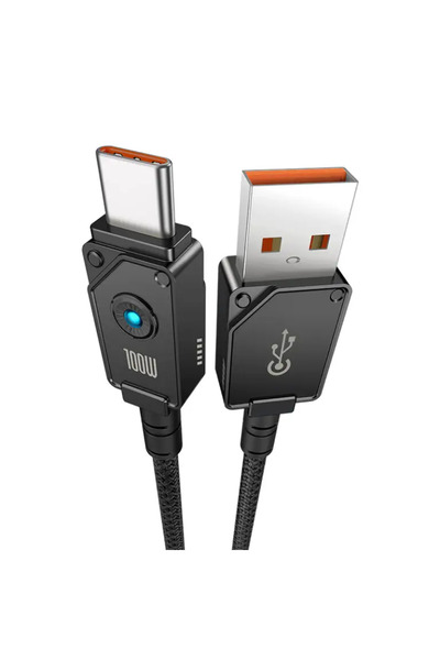 Baseus Καλώδιο δεδομένων και φόρτισης Baseus άθραυστο USB-A - USB-C, 100W, 1m...