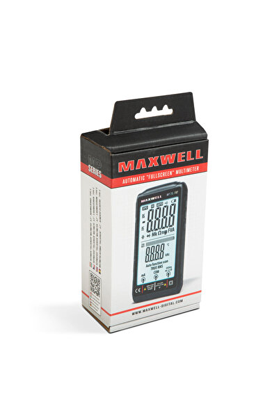 Maxwell "FullScreen" 4.2" automatic multimeter with Type-C battery