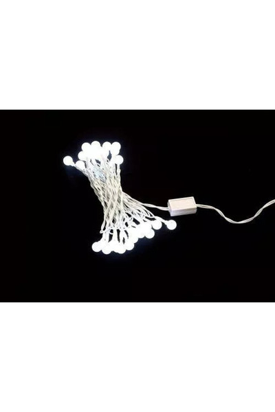 Well Ghirlanda luminoasa cu sfere albe 30 LED lumina rece