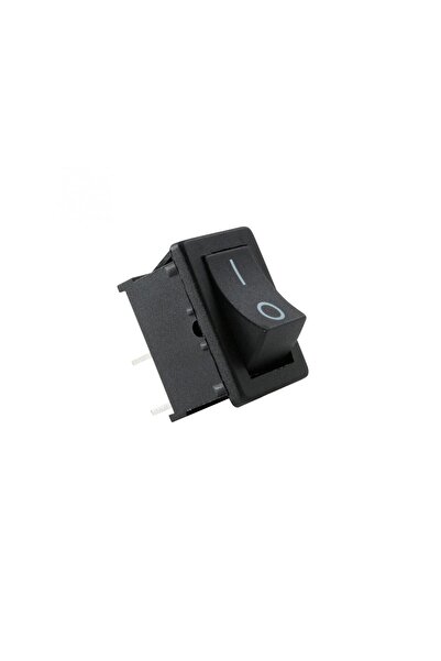 OEM Comutator 3A 250V 1 circuit 2 pozitii ON-OFF negru incastrabil 12mm