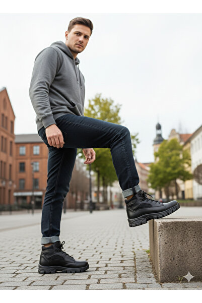 GÜR MODA AYAKKABI ΑΝΤΙΟΛΙΣΘΗΤΙΚΗ ΣΟΛΑ ΑΠΟ ΓΝΗΣΙΟ ΔΕΡΜΑ ΜΕ ΚΑΝΤΛΕΣ ΆΝΕΤΕΣ ΟΡΘΟΠΕΔΙΚΕΣ ΔΕΡΜΑΤΙΝΕΣ ΜΠΟΤΕΣ ΜΕ ΚΟΡΔΟΝΙΑ