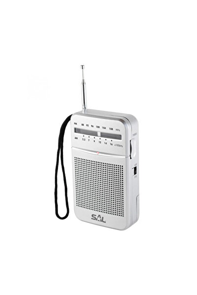 SAL Somogyi Audio Line Radio portabil 2 benzi AM-FM 2x AA argintiu SAL RPC 4