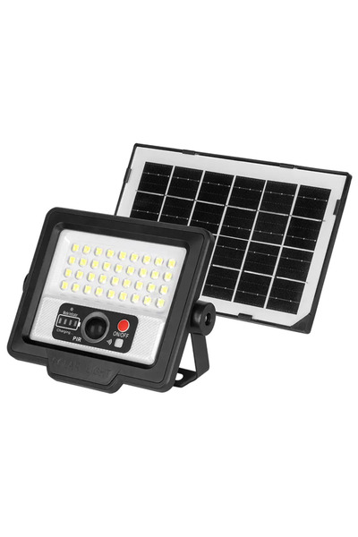 Rebel LED floodlight 60W 300lm 6500K with SOLAR panel 4W IP65 URZ3627