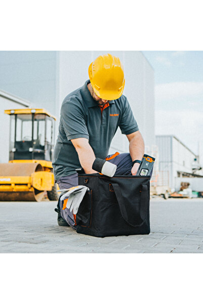 Handy Folding tool bag with metal frame 350x270x340 mm 10225-G