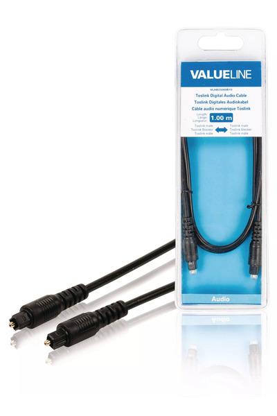 VALUELINE Cablu optic TOSLINK tata - TOSLINK tata 1m