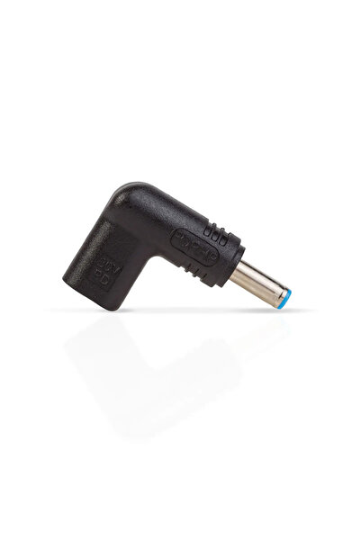 DELIGHT Cap adaptor HP 20V USB-C mama - DC 4.5x3.0 mm 90grade 55063C