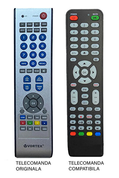 OEM Replacement remote control compatible with VORTEX LCD4230 TV code ER 9475 MFY 1006 (475)