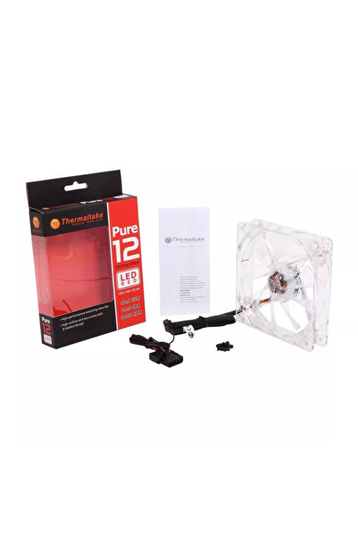 THERMALTAKE Pure 12 LED Fan 120mm 1000rpm 40.997CFM red lighting 3pins
