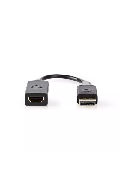 Nedis Cablu adaptor 4K DisplayPort v1.2 tata - HDMI mama 0.2m gri