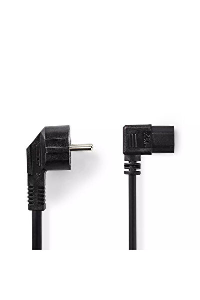 Nedis Cablu de alimentare PC 10m cotit Schuko tata cotit - IEC-320-C13 90grad...