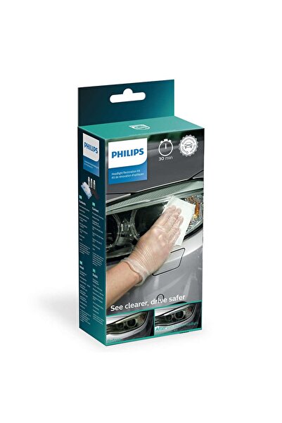 Philips headlight polish set, with UV protection