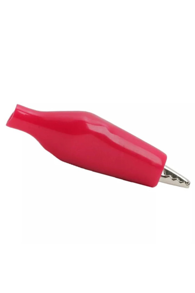 OEM Clema crocodil mini rosu 28mm 5A