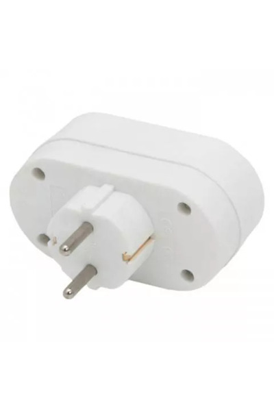 OEM Double schuko distributor with protection 1 schuko male to 2 schuko female