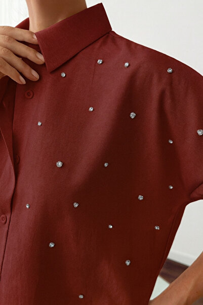 Basko fashion Stone Embroidered Salash Shirt