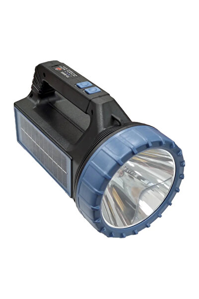 OEM Lanterna LED USB + SOLAR 400lm negru/albastru TD-3600S