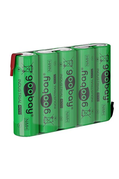 goobay Pachet acumulatori 5x AA 2100mAh 6V Nickel-metal hybride NIMH