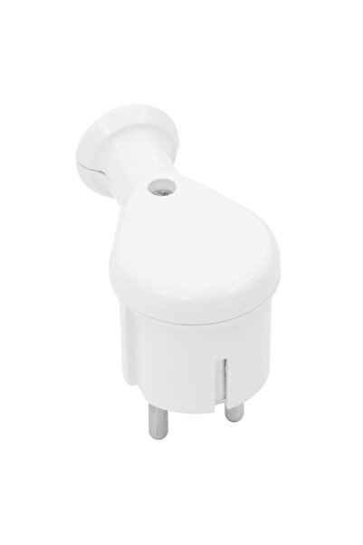 Plastrol Stecher Shuko iesire laterala alb WT-50/WE