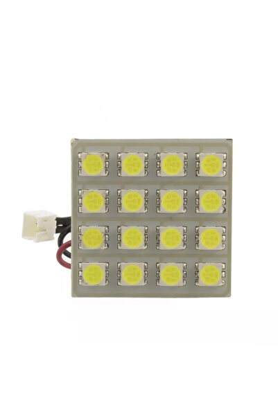 CarGuard Placa LED SMD 35x35 mm 12V SMD5050 3W lumina alba 320lm inclus adaptoare W5W C5W BA9S