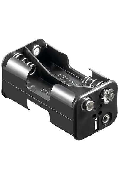 goobay Suport baterii 4x AA R6 cu mufa Tip 9V 11465