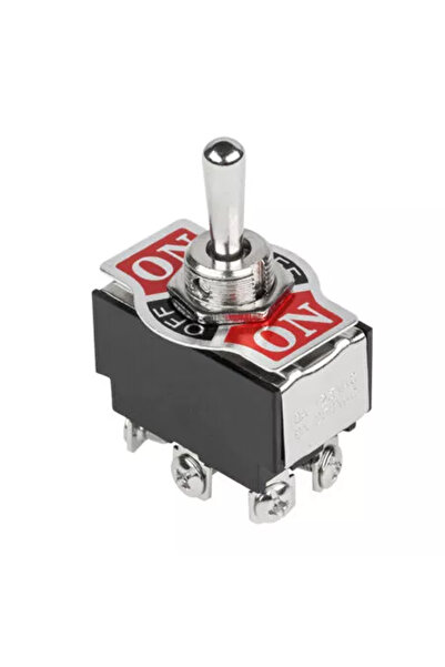 OEM Intrerupator 6A 250VAC ON-OFF-ON 3 pozitii bistabil fara retinere 6 pini