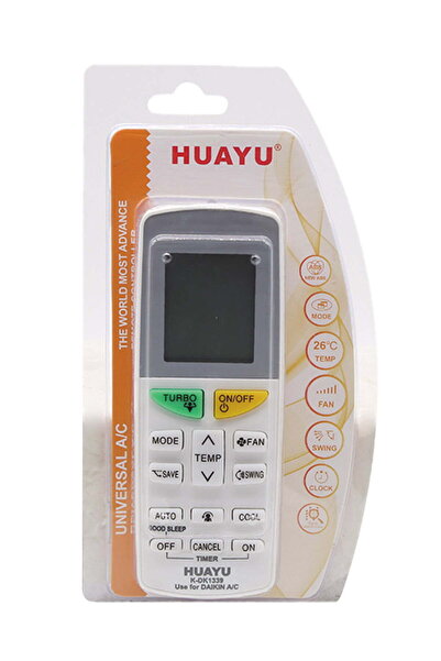OEM Universal Remote Control for Daikin Air Conditioner - K-DK1339 HUAYU (260-1)