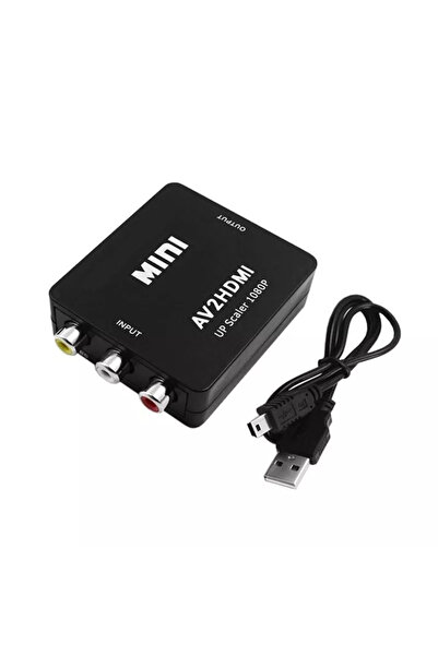 OEM Adaptor convertor AV 3x RCA la HDMI