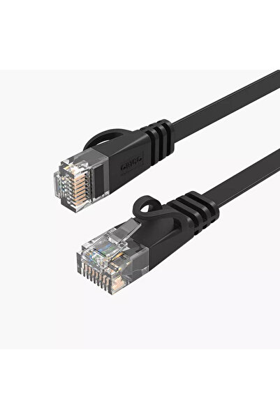 Orico Cablu de retea Cat6 5m plat negru PUG-C6B
