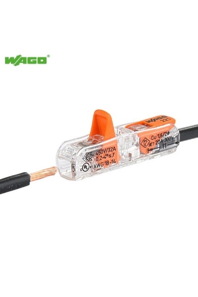 WAGO In-line connector with lever 221-2411 - 1 piece