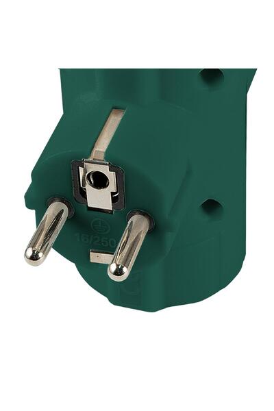Home by Somogyi Distribuitor tip T 3x schuko cu protectie verde TPF-26/GR Home