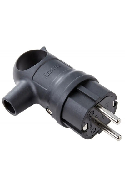Lezard Stecher schuko cauciuc cu maner 16A 3500W IP44 106-0400-0109