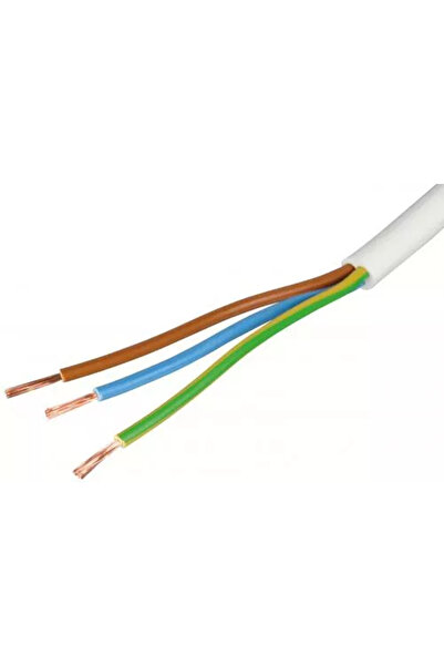 OEM Cablu electric MYYM H05VV-F 3x2.5 mm alb