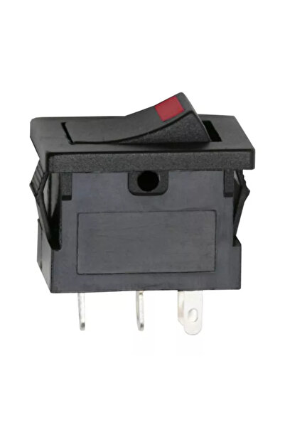 OEM Interupator basculant 1 circuit 3 pini OFF-ON LED rosu 12V 15A cu retinere