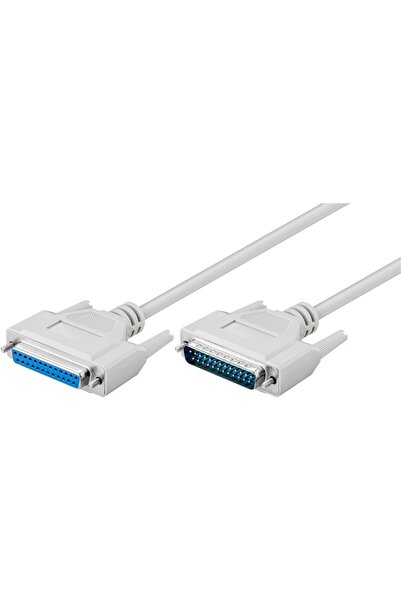 goobay Cablu prelungitor D-SUB/IEEE 1284 25 pini tata/mama 1.8m gri serial 1:...