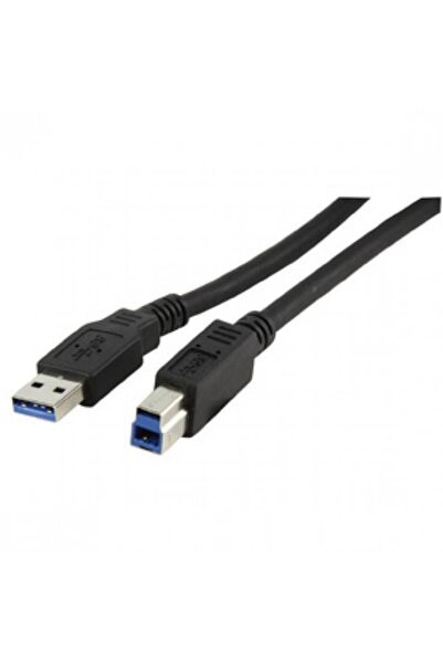 LogiLink USB 3.0 cable USB A plug - USB B plug nickel plated 1m black 28AWG CU0023